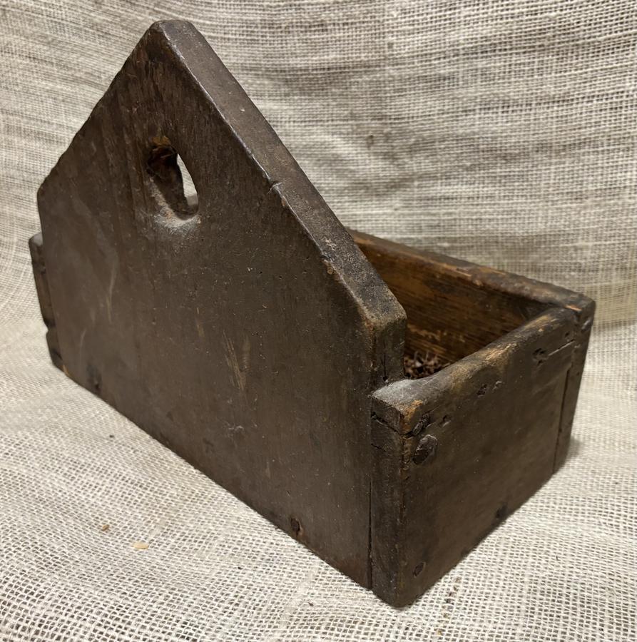 Early Painted Steeple Back Wall Box