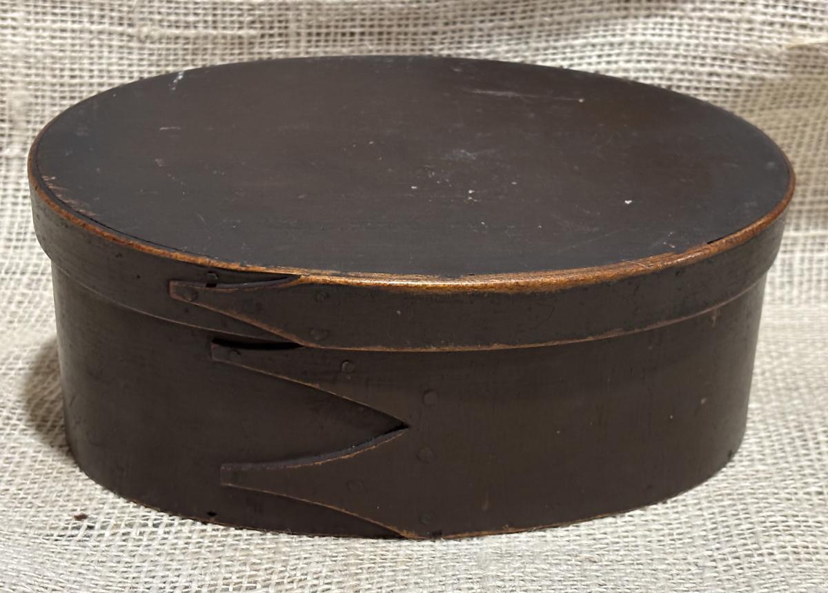 Oxblood Painted Shaker Pantry Box