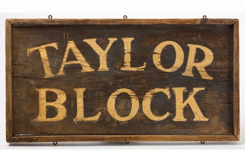 Early Wooden Trade Sign