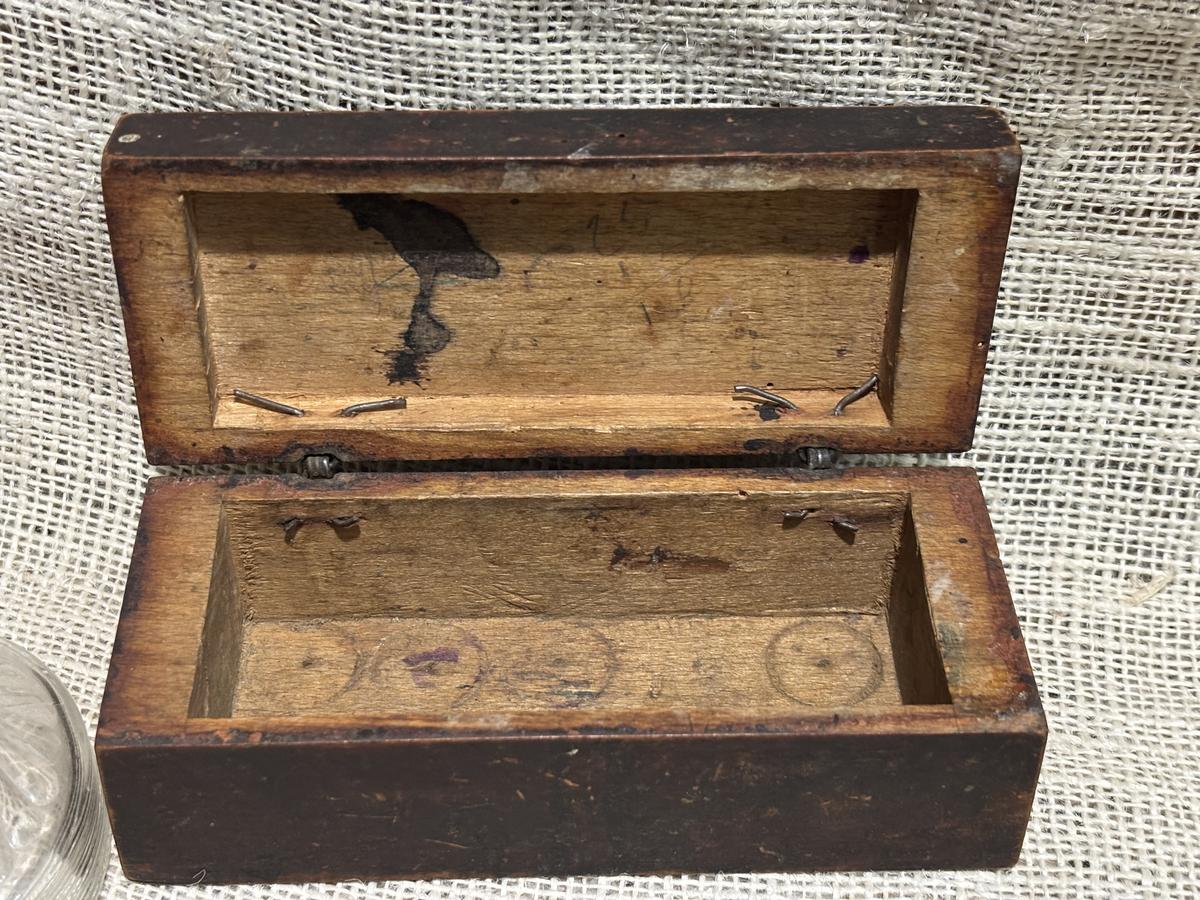 Miniature Painted Dome Top Box