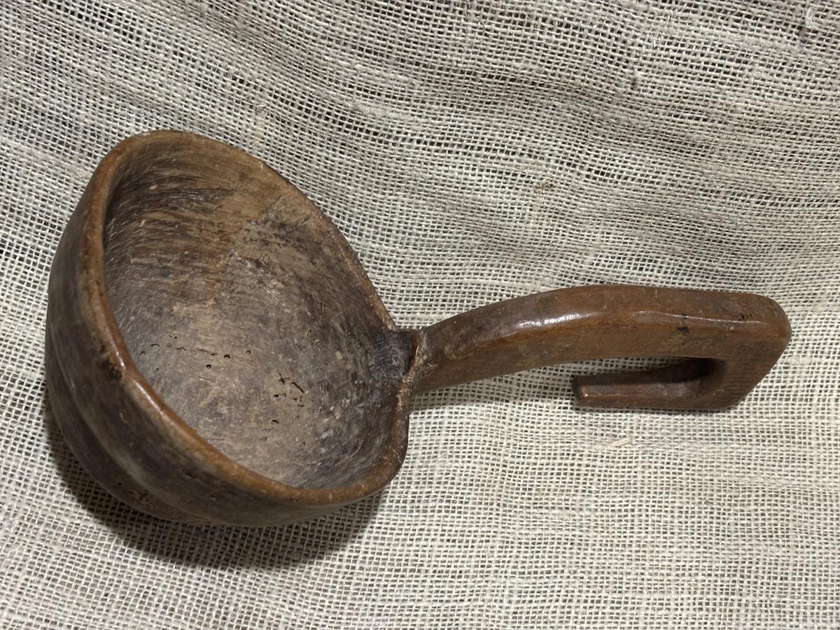 Early Apple Cider Effigy Ladle