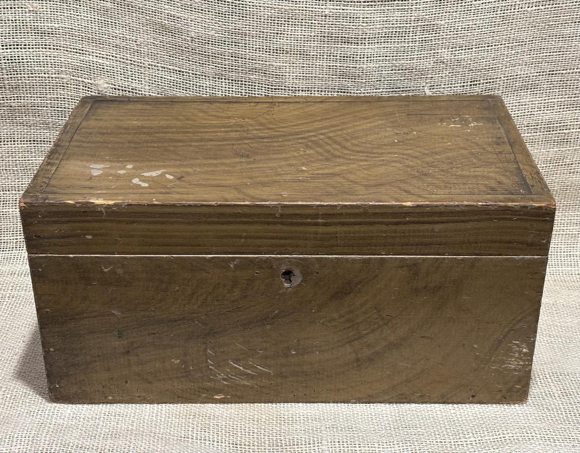 19th Century Vinegar Grain Painted Box