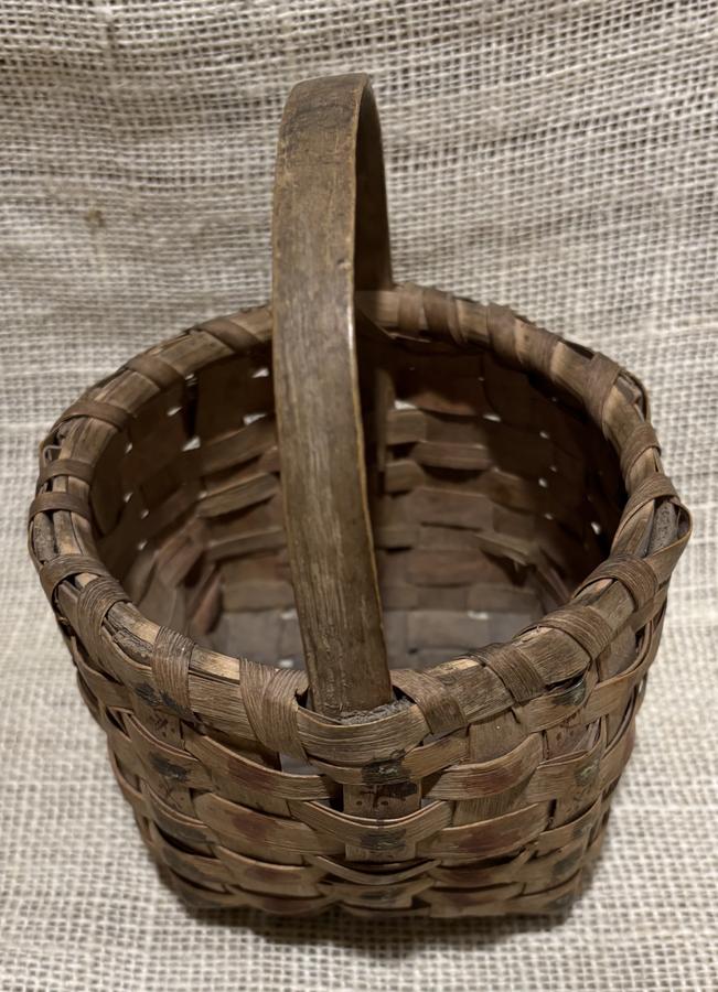 Native American Potato Stamped Berry Basket