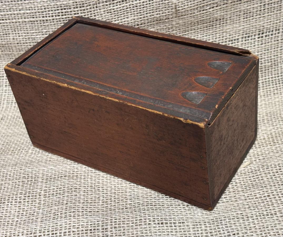 19th Century Painted Slide Box