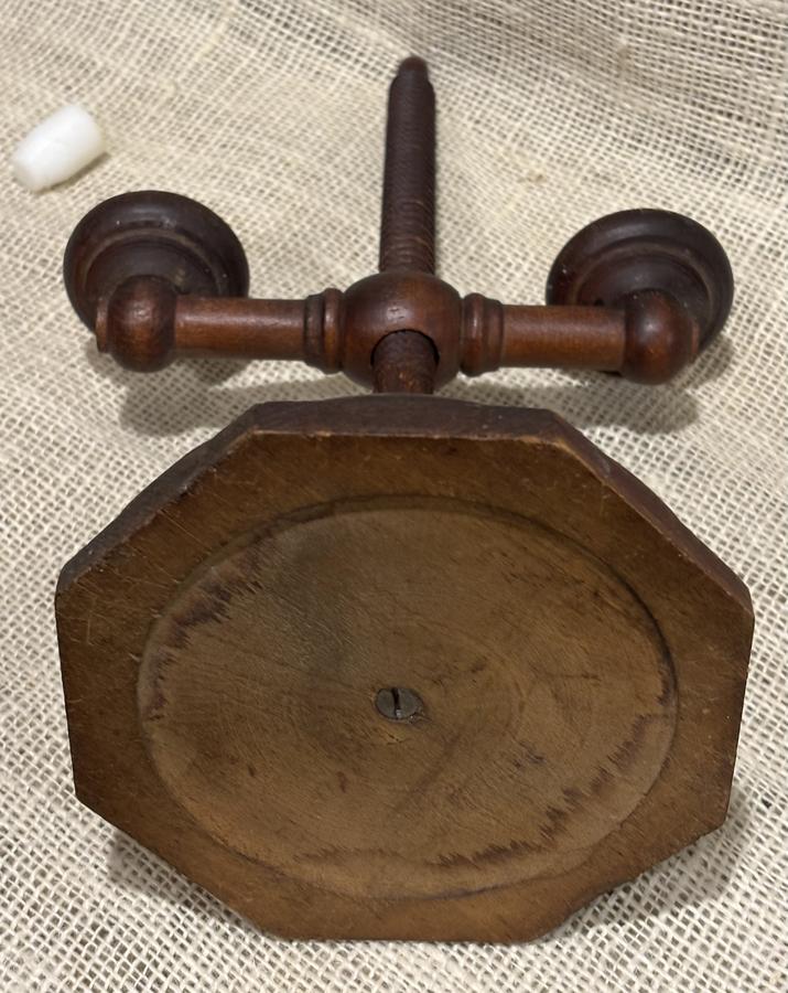 19th Century Adjustable Tabletop Candle Stand