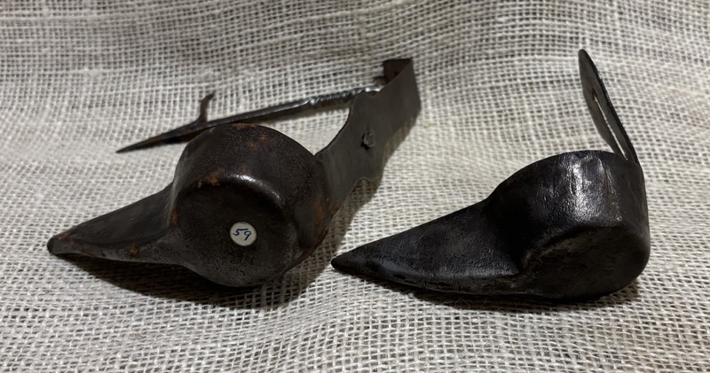 Early 19th Century Double Valve Crusie Lamp