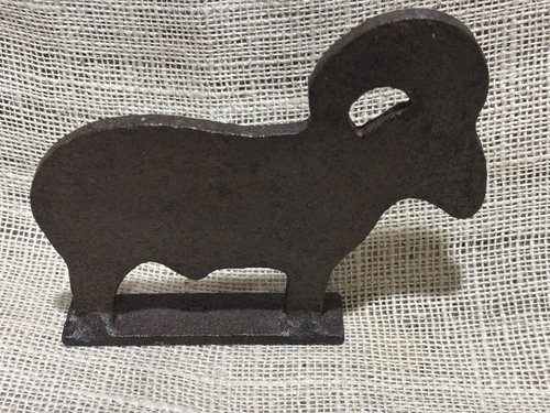 Cast Iron Ram Shooting Gallery Target