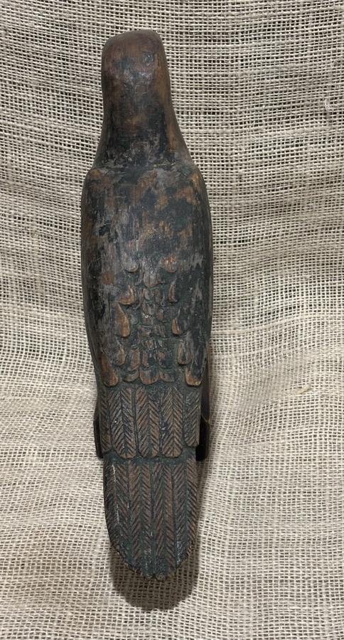 Early Painted Carved Bird