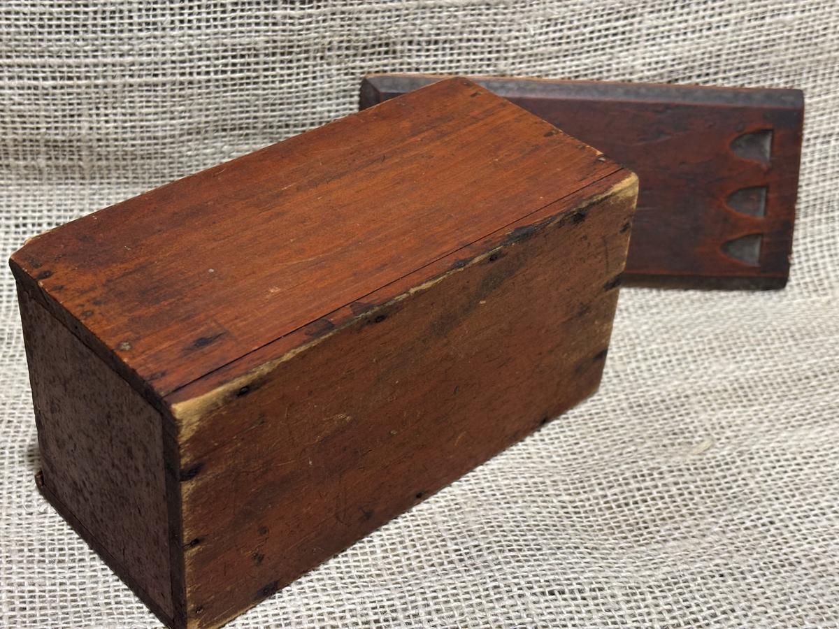 19th Century Painted Slide Box