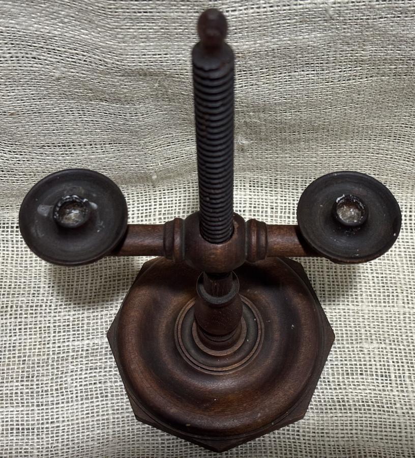19th Century Adjustable Tabletop Candle Stand