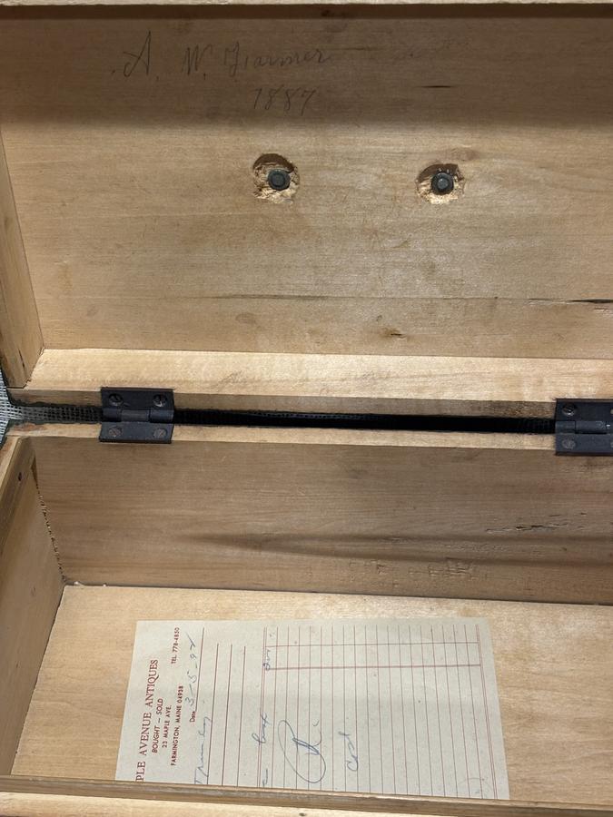 Early Painted Document Box