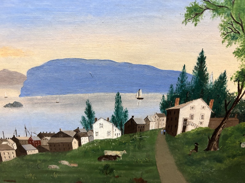 New England Folk Art Painting