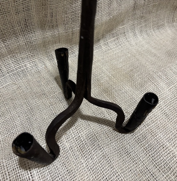18th Century Iron Hanging Candleholder