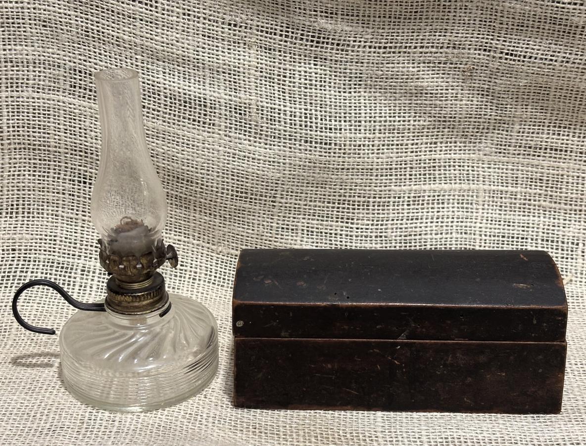 Miniature Painted Dome Top Box