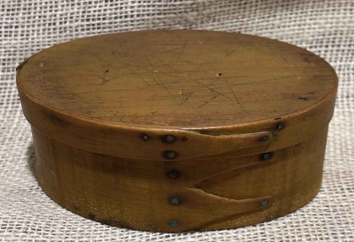 Mustard Painted Shaker Pantry box