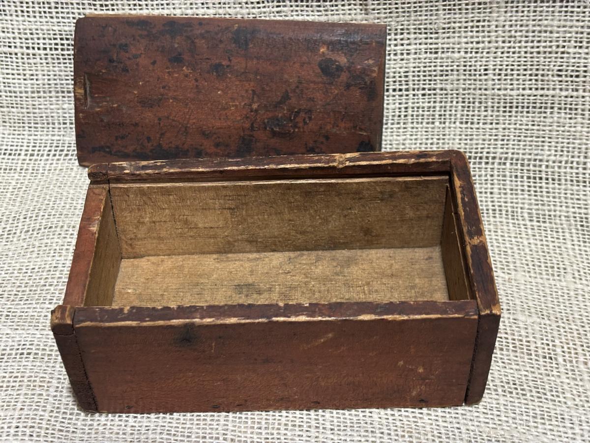 Early Painted Spice Box
