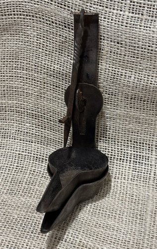 Early 19th Century Double Valve Crusie Lamp