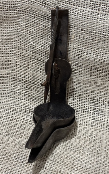 Early 19th Century Double Valve Crusie Lamp