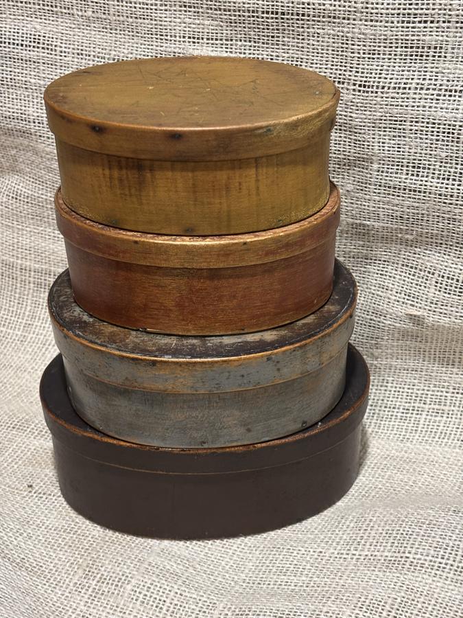 Wonderful Stack of Painted Shaker Pantry Boxes