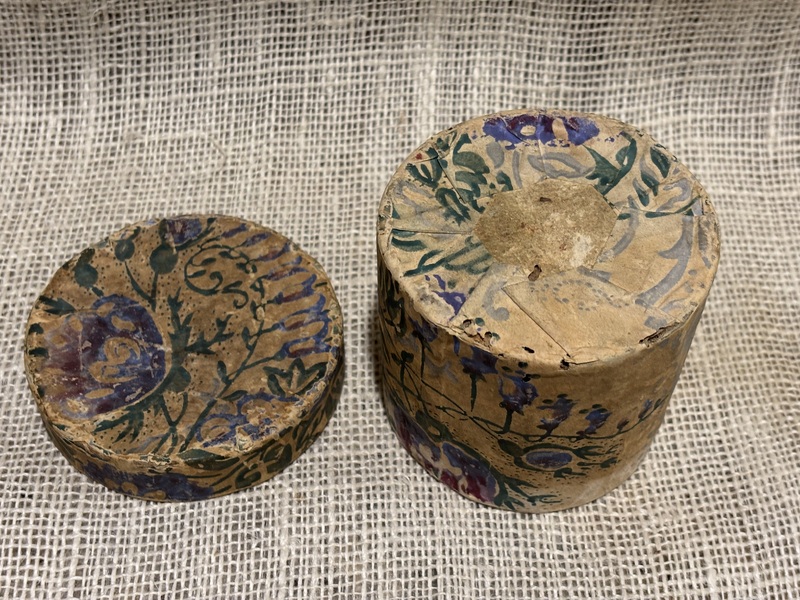 !9th Century Miniature Wallpaper Box
