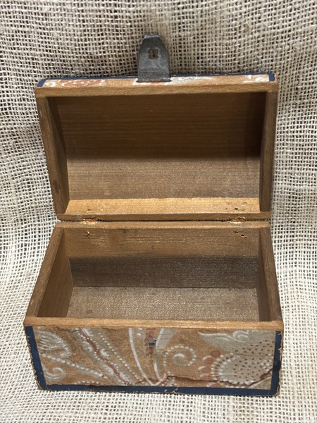 19th Century Miniature Dome-Top Wallpaper Box