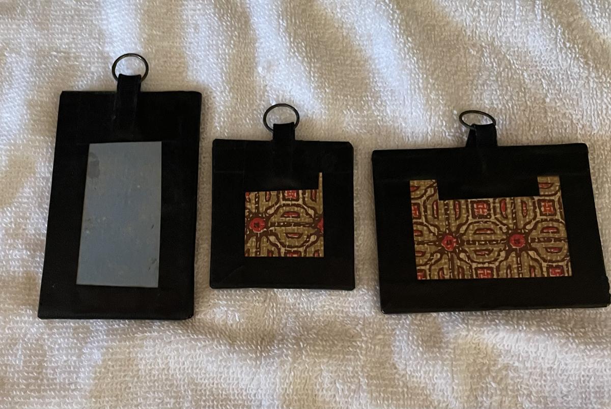 Three Framed Miniature Childs Drawings 19th. C.