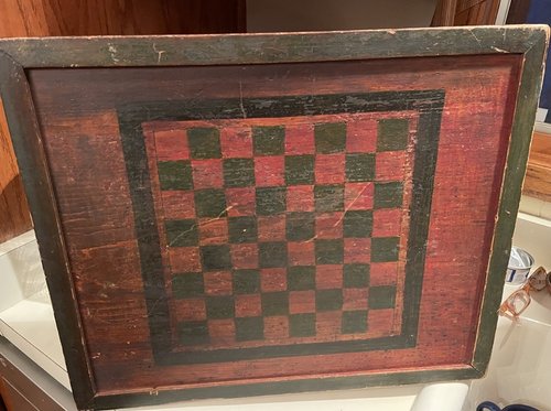 Four color original paint game board