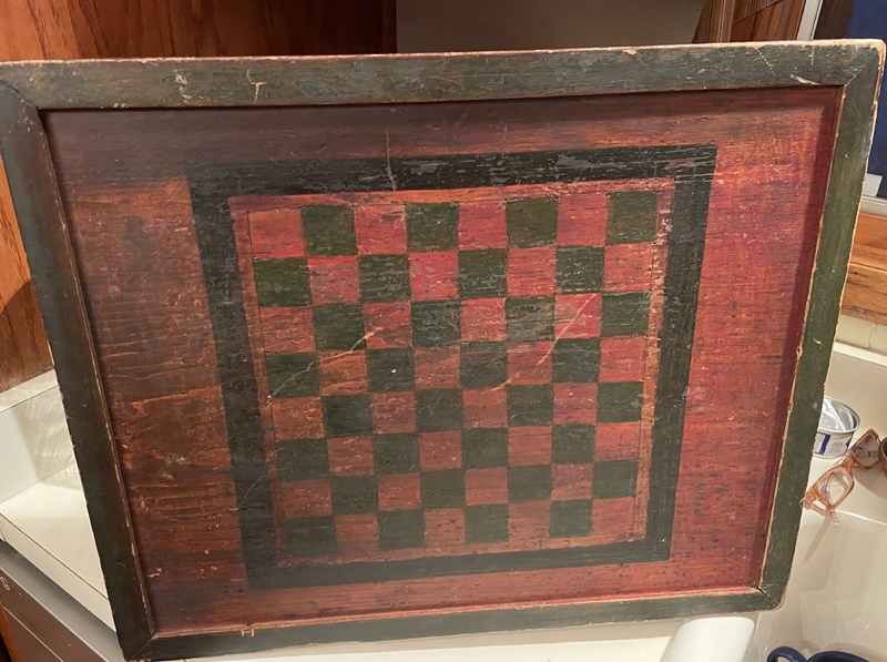Four color original paint game board