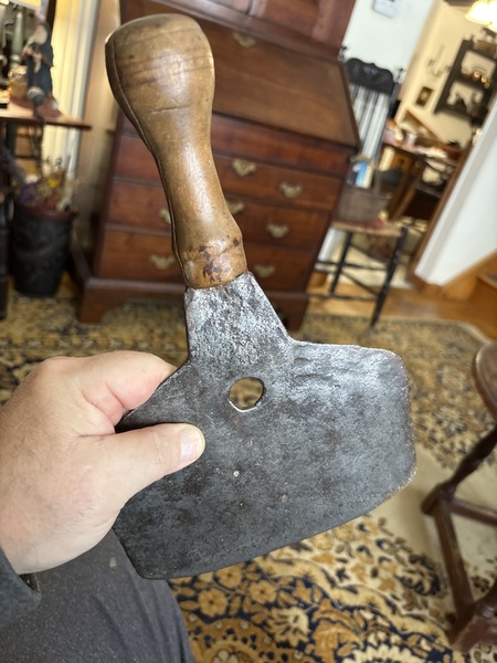 18th century early 1750’s large herb chopper nice