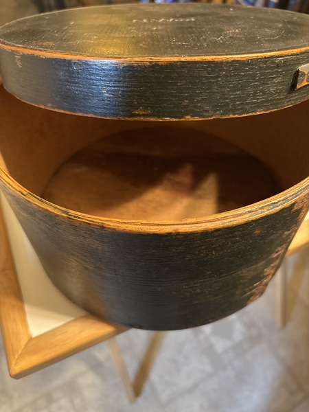 Thick walled best signed original painted pantry