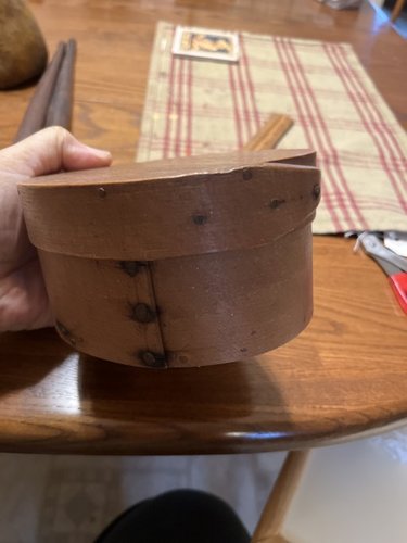 Thick walled early 19th century pantry box perfect