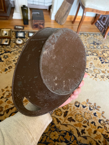 19th C American Toleware Decorated Apple Tray
