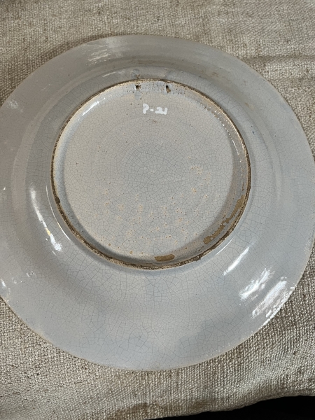 Rare Tin Glaze Delft William V Portrait Plate 1780