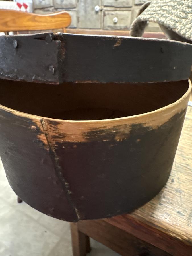 Early 19th century thick wall 6 “ pantry box paint