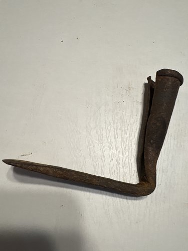 18th century American hand forged lighting device