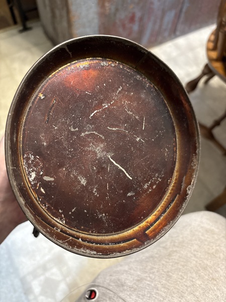 Early 19th century toleware painted pa. Teapot