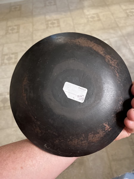 Early 19th century Pa. Redware dish with slip desi