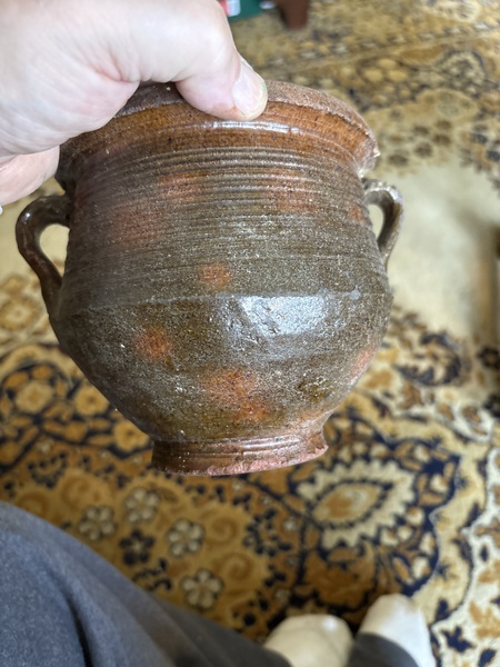18th century valley of Va. cooking vessel Redware