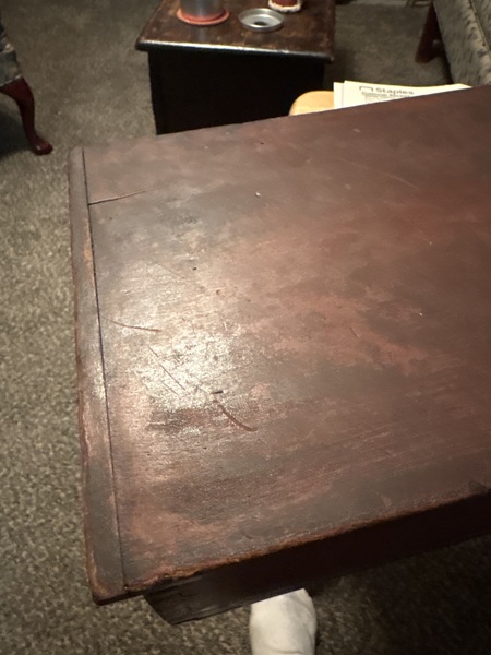 Early 18th/ 19th century American dovetailed box