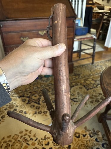 18th century hanging herb/ candle drying rack