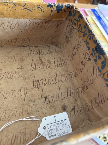 19th century American Montgomery Co wall paper Box