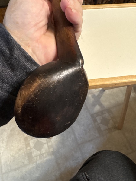 18th century American super rich patina scoop