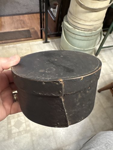 Early 19th century thick wall 6 “ pantry box paint