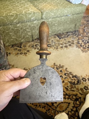 18th /19th century herb / food chopper With heart