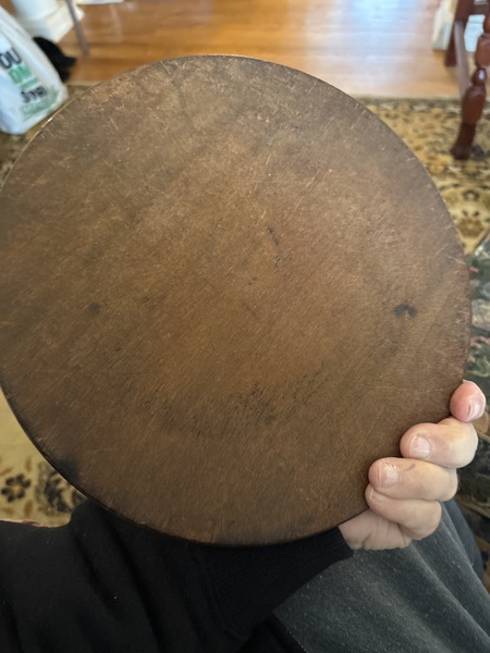 18th early 19th century treen -ware cutting board