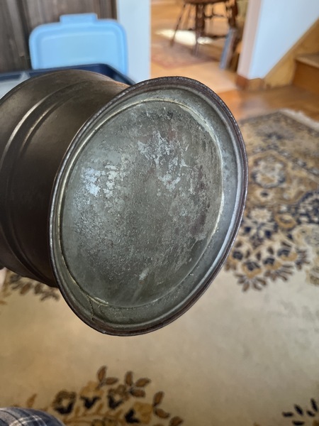 18th century American Tinware super coffee pot