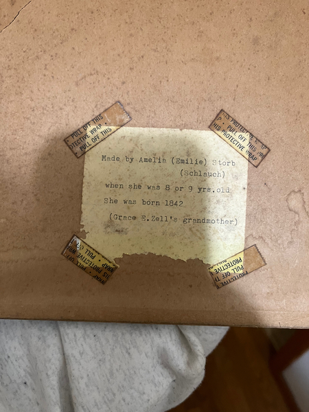 Mid 19th Century American Sampler Dated 1851