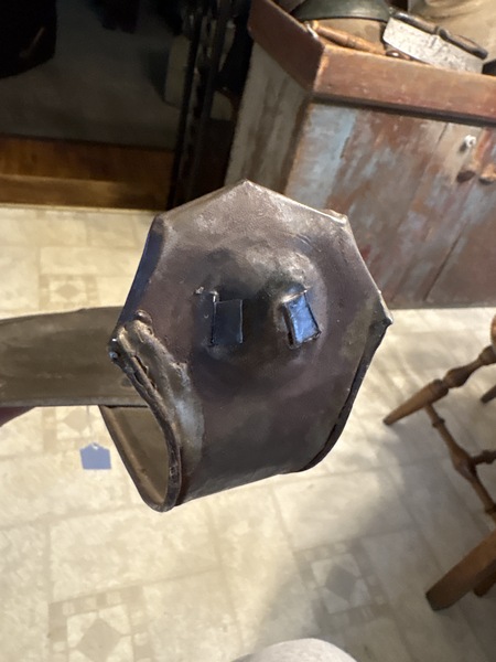 18th /19th century octagon tin candle sconce super