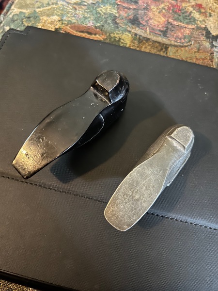 Two Early 19th Century Shoe Shaped Snuff Boxes