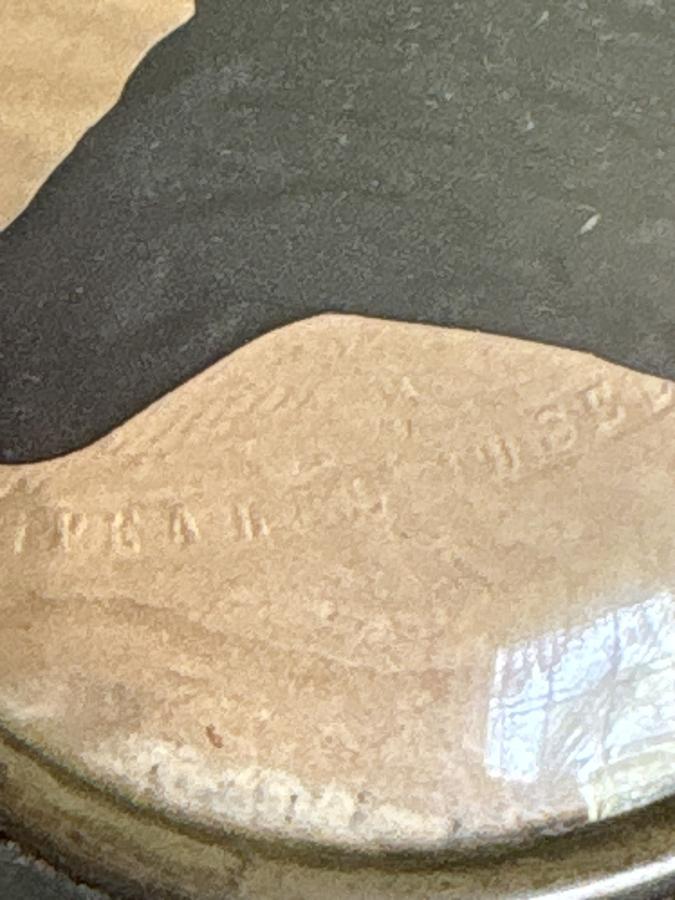 19th century Peale museum marked cut silhouette